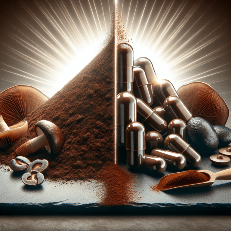 Mushroom Coffee Showdown: Powder versus Capsules